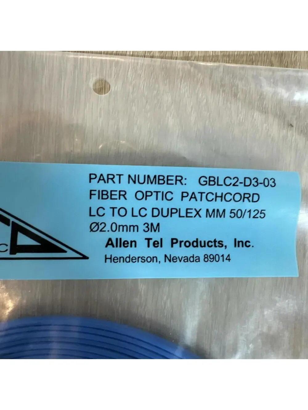 Lot of 22 Allen Tel GBLC2-D3-01 Duplex MM 50/125 Fiber Optic Patchcord Cable!